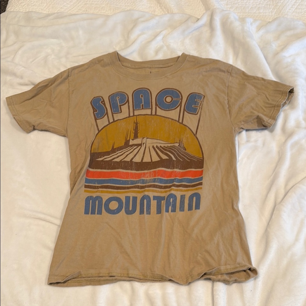 Disney Parks Beige Graphic Tee